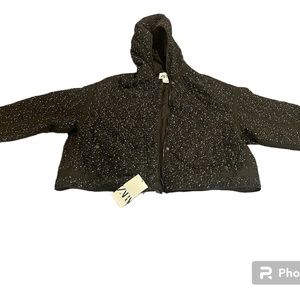 Black Sparkle Ski Jacket